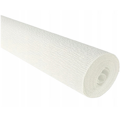 KREPINA WŁOSKA 600 BIBUŁA MARSZCZONA 50x250cm 180g BIAŁA