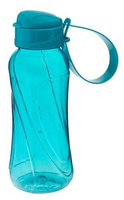BIDON BUTELKA NA WODĘ 450 ML FUN GALICJA BIC NIEBIESKI Z PASKIEM