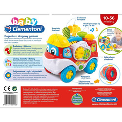CIĘŻARÓWKA INTERAKTYWNA EDUKACYJNA EUGENIUSZ DROGOWY GENIUSZ CLEMENTONI