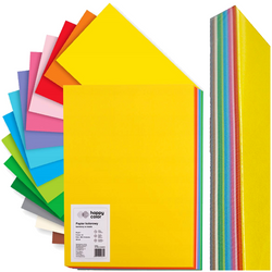 BLOK KOLOROWY A4 PAPIER 200 ARKUSZY 14 KOLORÓW 80g SZKOLNY HAPPY COLOR