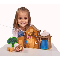 MASZA I NIEDŹWIEDŹ DWUPOZIOMOWY DOMEK MISZY SIMBA