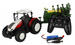 TRAKTOR ZDALNIE STEROWANY Z SIEWNIKIEM FARMA R/C NA PILOTA ŚWIATŁA