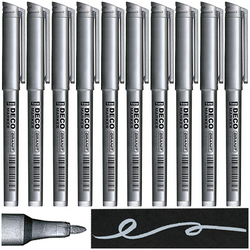 MARKER WODOODPORNY GRANIT M850 DECO SREBRNY DEKORACYJNY ARTYSTYCZNY - 10szt