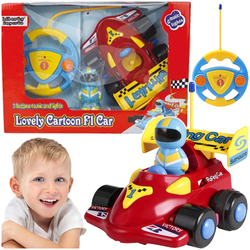 SAMOCHÓD ZDALNIE STEROWANY WYŚCIGÓWKA DLA MALUCHA AUTO NA PILOT KIEROWNICA