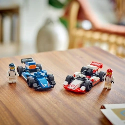 LEGO CITY FORMUŁA 1 BOLIDY WILLIAMS RACING I HAAS F1 WYŚCIGÓWKI AUTA 60464