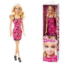 LALKA BARBIE BLONDYNKA W SUKIENCE 30 CM - MATTEL