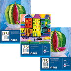 BLOK DO MALOWANIA CREATINIO A4 BIAŁY 20 KARTEK 120g TOP 2000 - 3 sztuki