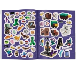 LEGO MINECRAFT WYPRAWA PO NETHERYTOWY MIECZ FIGURKA NAKLEJKI 