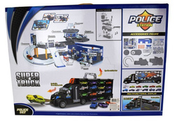 ZESTAW GIGANT MIASTO BAZA POLICJI CIĘŻARÓWKA AUTA