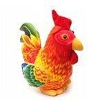 MAKOTKA PLUSZOWY KOGUT MALOWANY FOLKLOR Z DZWIĘKIEM  25CM