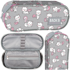 PIÓRNIK SZKOLNY SASZETKA USZTYWNIONA DERFORM BACKUP BAJKOWE KOTKI