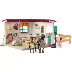 SCHLEICH HORSE CLUB KOŃ KONIK SIODLARNIA STAJENNY FIGURKI AKCESORIA 42591