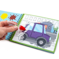 KOLOROWANKA WODNA MAGICZNA WIELOKROTNA POJAZDY SAMOCHODY AUTKA KIDEA