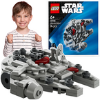 LEGO STAR WARS MINIMODEL SOKOŁA MILLENNIUM 74 ELEMENTY SASZETKA 30708