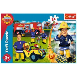 PUZZLE MAXI DZIELNY STRAŻAK SAM 24 EL TREFL 14290