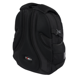 PLECAK SZKOLNY 4-KOMOROWY MŁODZIEŻOWY ST.RIGHT BP-01 CZARNY X WHITE