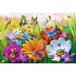 PUZZLE EASYPIECE 300 ELEMENTÓW OWADY NA ŁĄCE UKŁADANKA 23103 TREFL