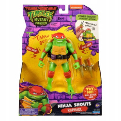 FIGURKA WOJOWNICZE ŻÓŁWIE NINJA DŹWIĘK - RAPHAEL
