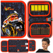 PIÓRNIK SZKOLNY DWUKLAPKOWY MAJEWSKI HOT WHEELS SAMOCHÓD MONSTER TRUCK