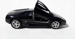 LAMBORGHINI MURCIELAGO CZARNY METALOWY MODEL SAMOCHÓD KOLEKCJONERSKI WELLY