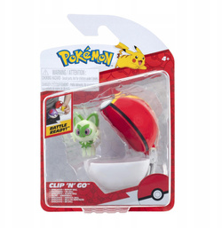 POKEMON CLIP N GO SPRIGATITO I REPEAT BALL FIGURKA KOLEKCJONERSKA POKEBALL