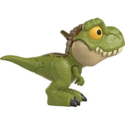 JURASSIC WORLD PRZYPINKA DINOZAUR TYRANNOSAURUS FIGURKA SNAP SQUAD MATTEL  