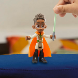 STAR WARS KAI BRIGHTSTAR I MISTRZ YODA HOLOGRAM GWIEZDNE WOJNY HASBRO