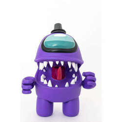 FIGURKA AMONG US FIOLETOWY IMPOSTOR 22CM + CZAPKI