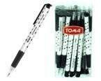 DŁUGOPIS AUTOMATYCZNY S-FINE CZARNY 0,5MM TOMA SUNNY TO-069