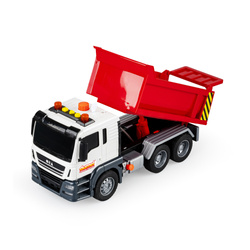 WYWROTKA CIĘŻARÓWKA BUDOWLANA KIPER PODNOSZONA PRZYCZEPA ŚWIECI DUMEL