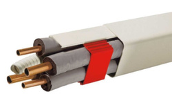 MUFA KORYTKA INSTALACYJNEGO KLIMATYZACJI TYP 06 BIAŁY 60x45mm