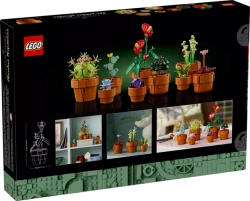 LEGO ICONS KWIATY W DONICZKCH MAŁE ROŚLINKI KAKTUSY BOTANICAL 10329 + 40725