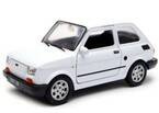 SAMOCHÓD WELLY PRL 1:34 FIAT 126P MALUCH BIAŁY