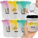 KUBEK NIEKAPEK NA WODĘ DO FARB Z BLOKADĄ WYLANIA 150ml BB FRIENDS - 6 szt.