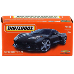 CORVETTE C8 2020 SAMOCHÓD AUTO RESORAK MODEL KOLEKCJONERSKI 1:64 MATCHBOX