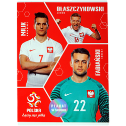 ZESZYT A5 KRATKA 16 PZPN POLSKA LEWANDOWSKI PLAKAT