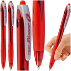 DŁUGOPIS AUTOMATYCZNY OLEJOWY WKŁAD PILOT SUPER GRIP CZERWONY - 2 sztuki