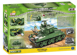 COBI CZOŁG SHERMAN M4A3E2 JUMBO WOJSKO KLOCKI KONSTRUKCYJNE 2550