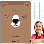 ZESZYT A5 W KRATKĘ 32 KARTKI ZWIERZĄTKA MIX BB FRIENDS INTERDRUK