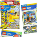LEGO CITY BUDOWA NR.1 GAZETKI 3 MAGAZYNY + 3 DODATKI KLOCKI FIGURKI BUDUJ