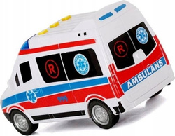 AMBULANS KARETKA POGOTOWIE RATUNKOWE SYRENY ŚWIATŁA SAMOCHÓD Z DŹWIĘKIEM