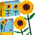 LEGO ICONS SŁONECZNIKI KWIATY OKOLICZNOŚCIOWE BUKIET ŻÓŁTYCH KWIATÓW 40524