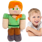 MINECRAFT PLUSZAK MASKOTKA ALEX PRZYTULANKA PIXELE MIĘKKA PLUSZOWA