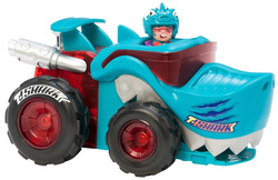 T-RACERS MEGA WHEELS - POJAZD T-SHARK + FIGURKA