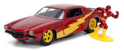 FLASH 1973 CHEVROLET CAMARO JADA SAMOCHÓD AUTO METALOWE 1:32 CZERWONY