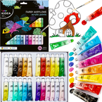 FARBY AKRYLOWE SZKOLNE DO MALOWANIA INTENSYWNE 24 KOLORY x 6 ml KIDEA
