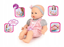 LALKA INTERAKTYWNA BOBAS MIMICZNY ZE SMOCZKIEM 41cm MÓWI ŚPIEWA RUSZA BUZIĄ