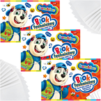 BLOK TECHNICZNY BIAŁY A4 10 KARTEK 190g BAMBINO SZKOLNY - 3 szt.