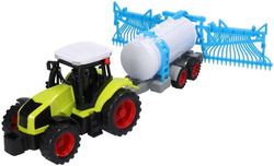 TRAKTOR BECZKA MIESZALNIK PRZYCZEPA FARMA DROMADER