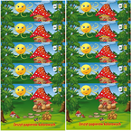 ZESZYT PAPIERÓW KOLOROWYCH WYCINANKA A5 32K KRESKA - 10 sztuk